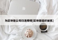 为区块链公司扫清障碍[区块链组织被抓]